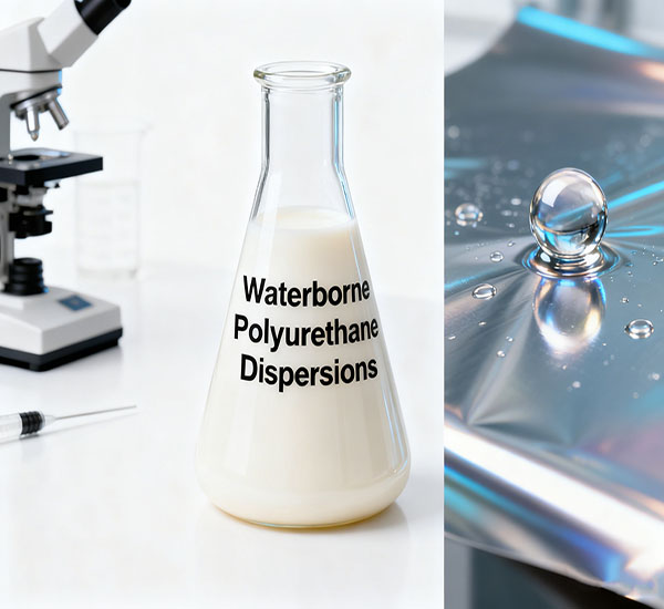 Excelentes dispersiones de poliuretano acuoso con propiedades de barrera contra el oxígeno y resistencia al agua sobre películas de PET metalizadas.